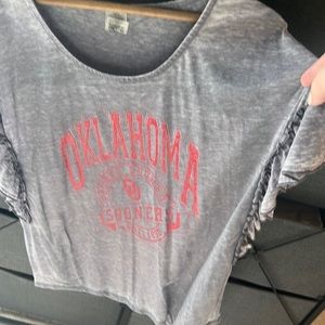 Game day couture burnout TShirt Oklahoma